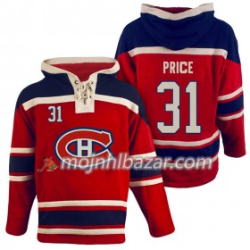 Dresovi Montreal Canadiens Carey Price 31 Crvena Hoodie Sawyer - Muške